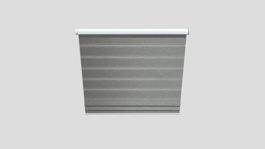 Roman Blinds Full Grey