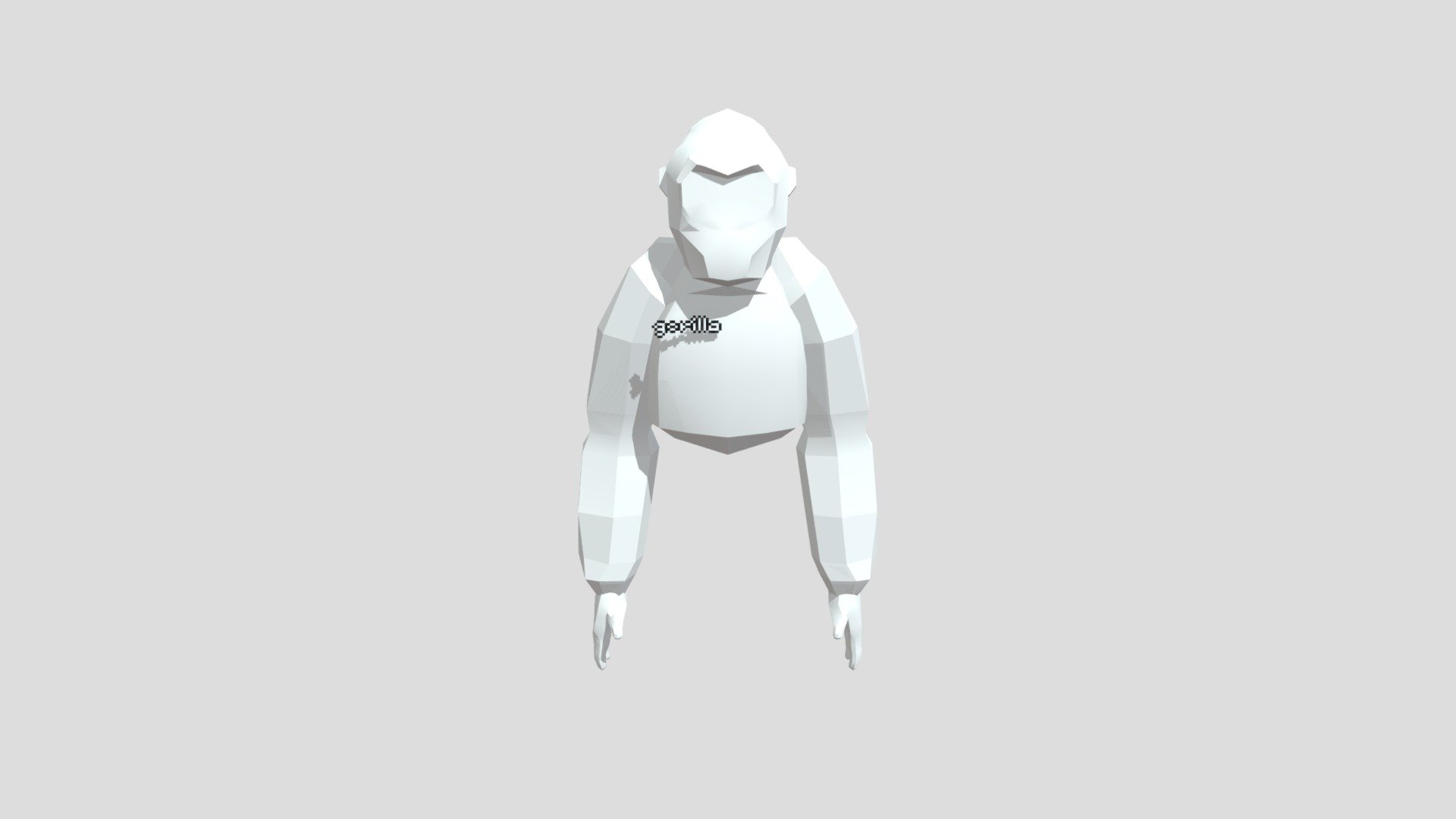 gorilla-rig - 3D model by Darealtova [d008436] - Sketchfab