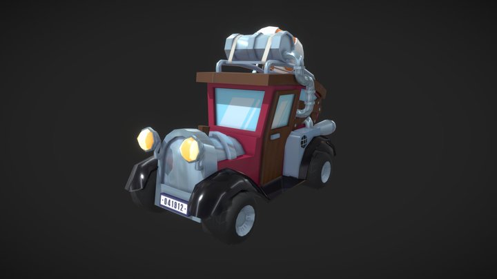 [Academic Work] Apocaliptic Car 3D Model