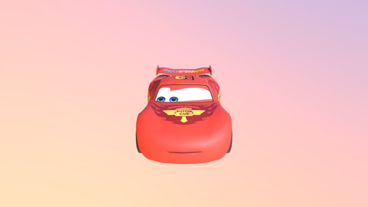 Lighting McQueen 3D Model