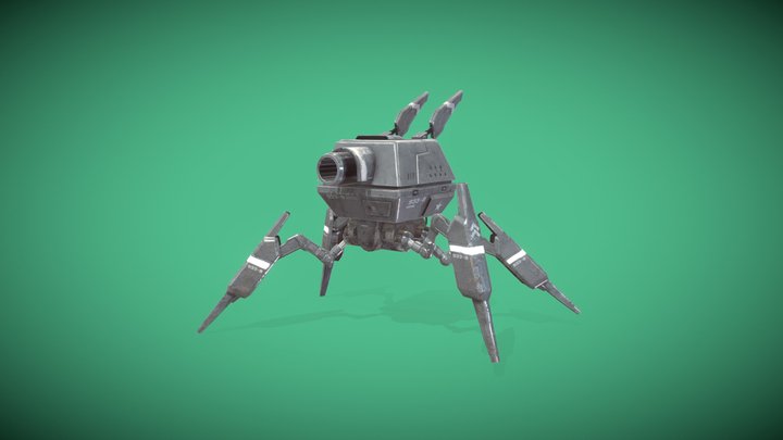 Spyder Tank 3D Model