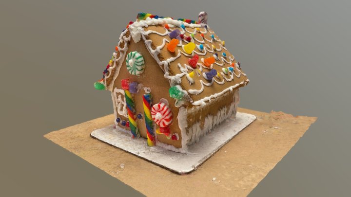 Gingerbread House 3D Model