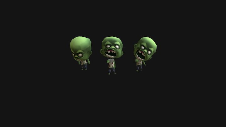 Zombies 3D Model