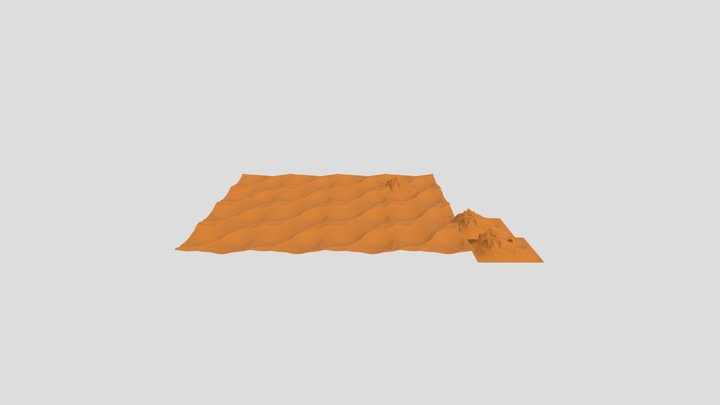 Desert Environment 3D Model