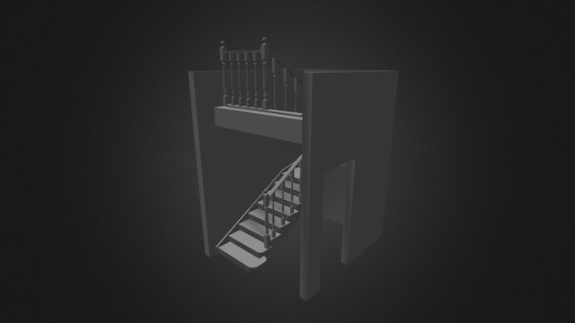 Stairw Walls 3D Model