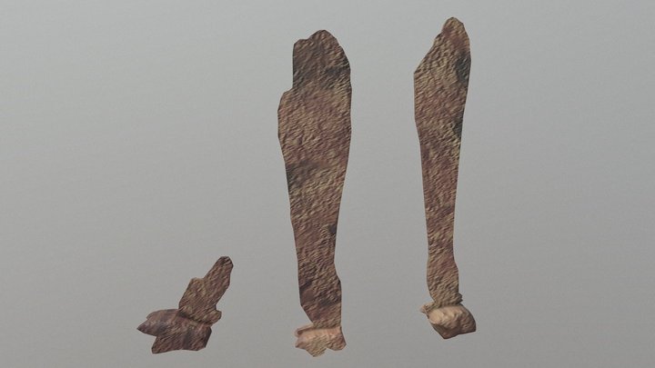 Simple Spinosaurus Robust Morph Bones 3D Model