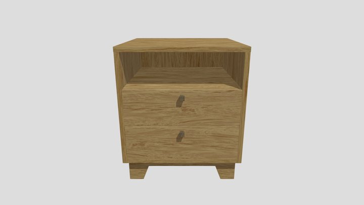 Bedside Table 3D Model