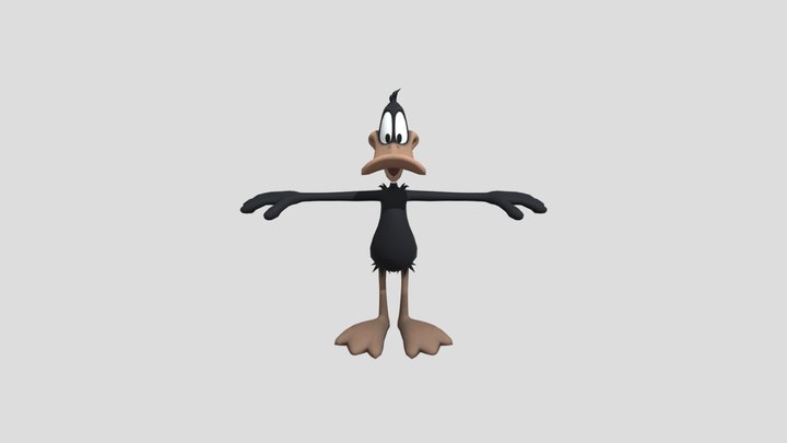 Looney Tunes World Of Mayhem Daffy Duck 3D Model