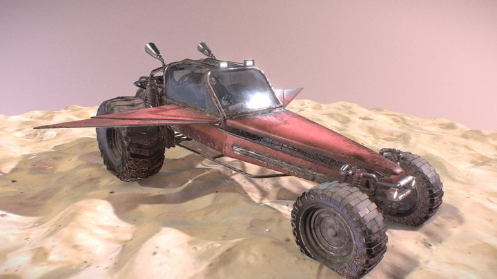 Dune Buggy Glider 3D Model