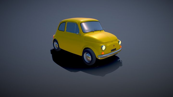 Fiat 500 3D Model