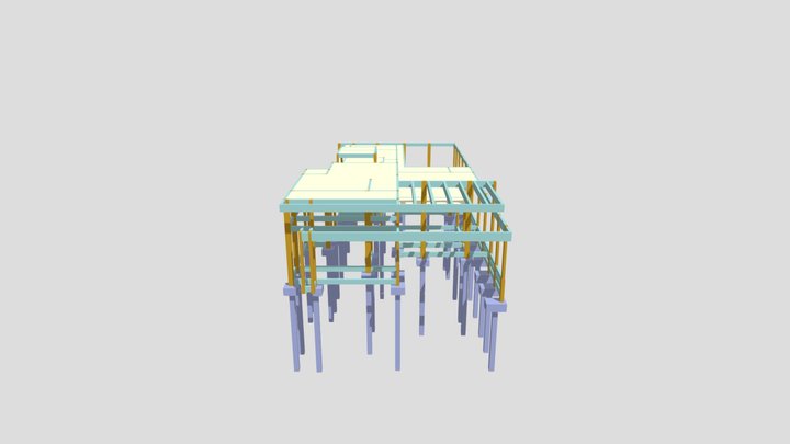 PROJETO ESTRUTURAL GUILHERME 3D Model