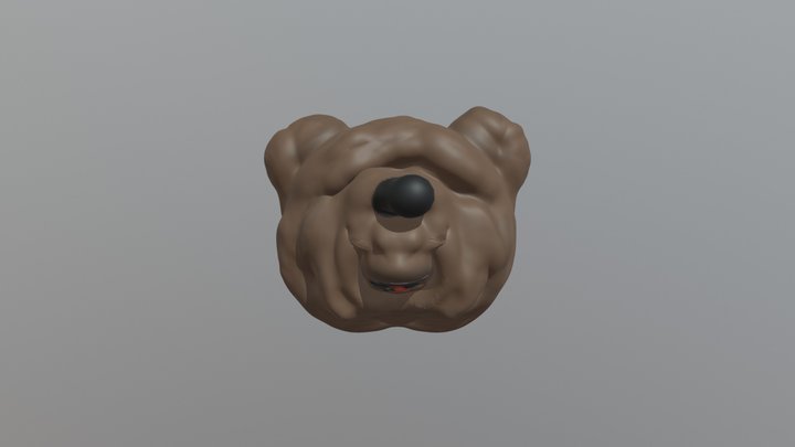 realistic dog 3d model free to use f2u 3D Model