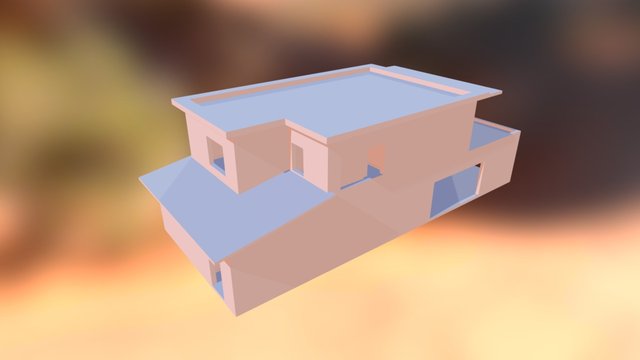 Havuzlu Plan 3D Model