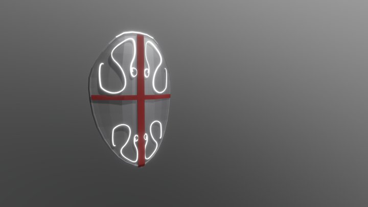 Ornamental Shield 3D Model
