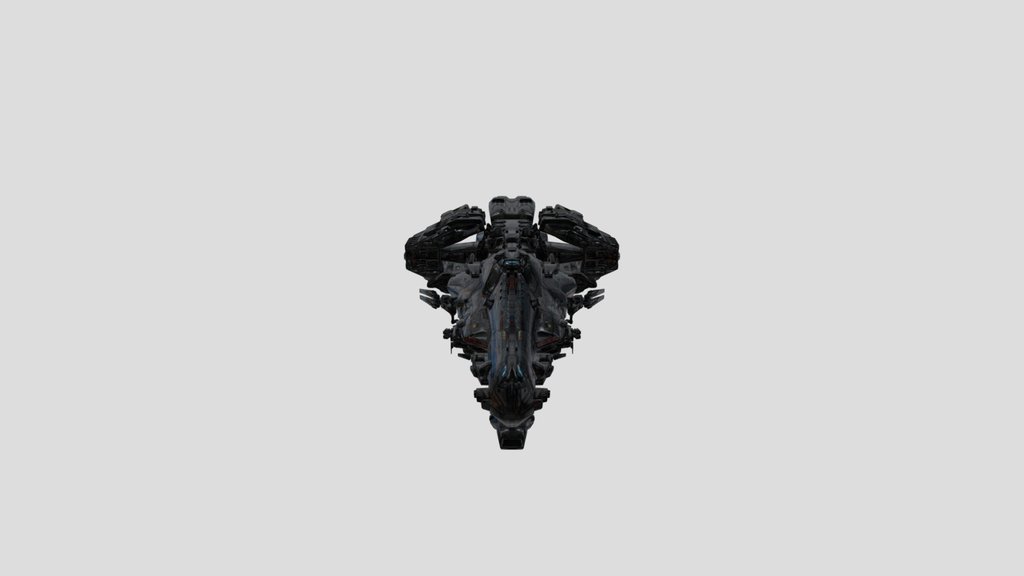Scifi Space Battle Ship