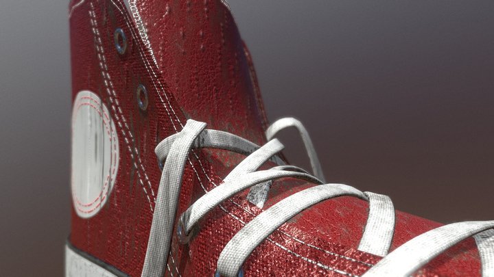 Shoe Dirt Leather 3D Model