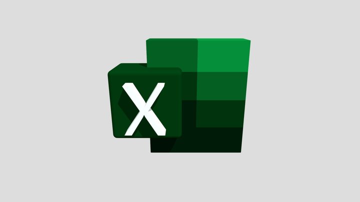 Microsoft Excel 3D Model