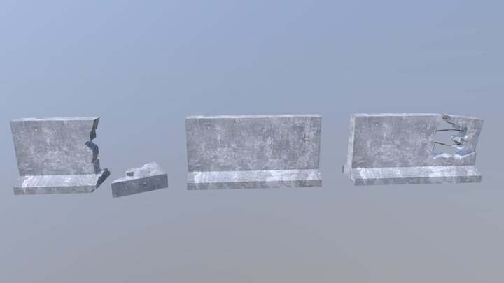 Barrier_Beton 3D Model