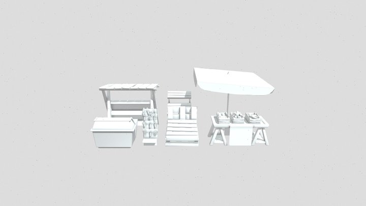Muse Market 3D Model