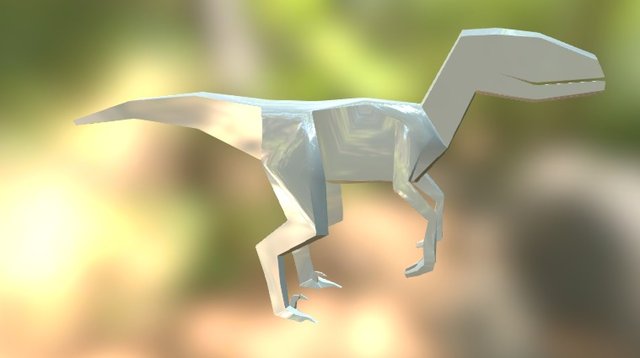 Simple raptor 3D Model