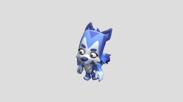 Jack the wolf (updated texture) 3D Model