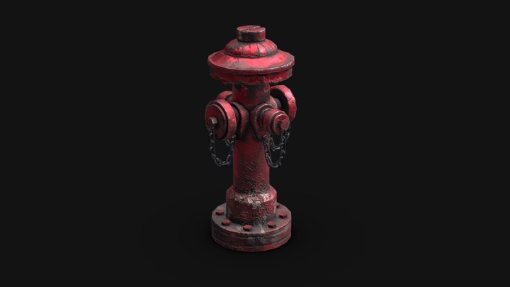 Fire Hydrant 3D Model