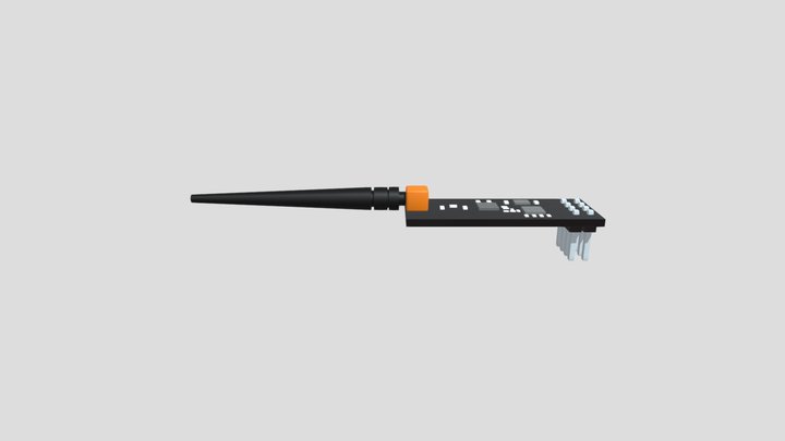 NRF 24L01 module 3D Model