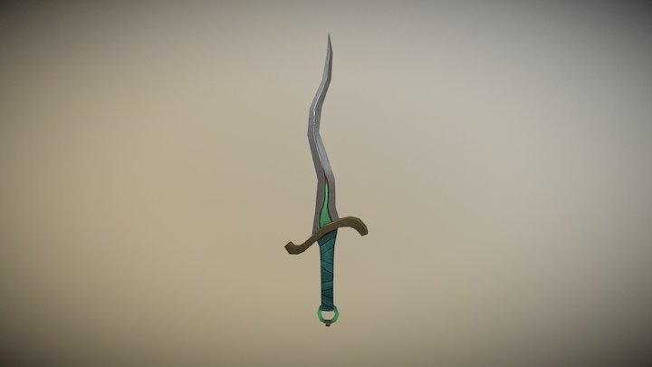 [Hand Painted] Sword 3D Model