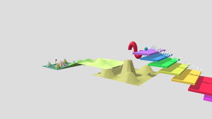 Marble Madness 3D Model