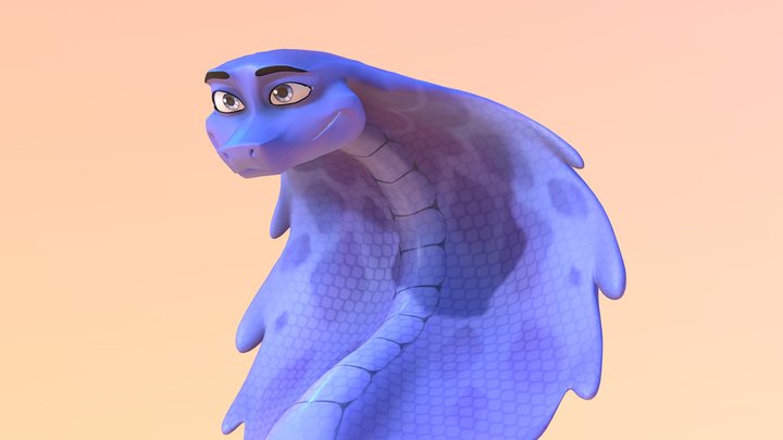 Ajar from Sahara Fanart Model 3D Model