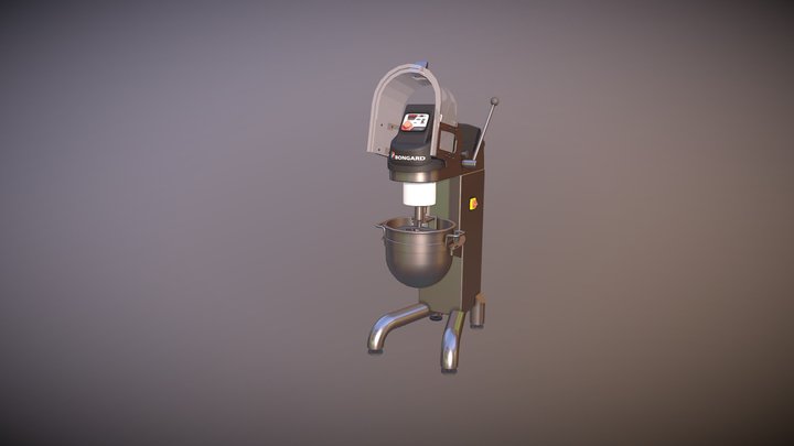 Modèle 3D du batteur-mélangeur Saturne EVO