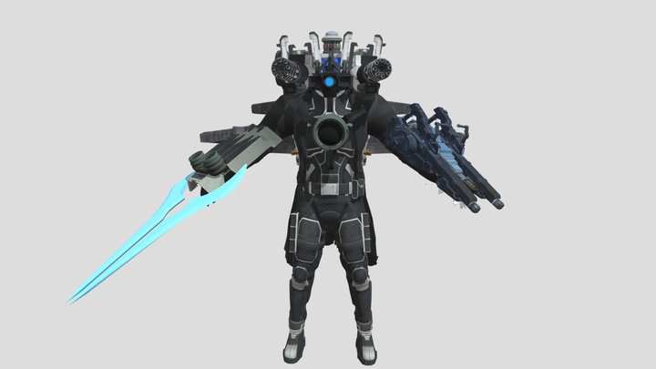 Dom Studio Titan Cameraman Remaster 3D Model