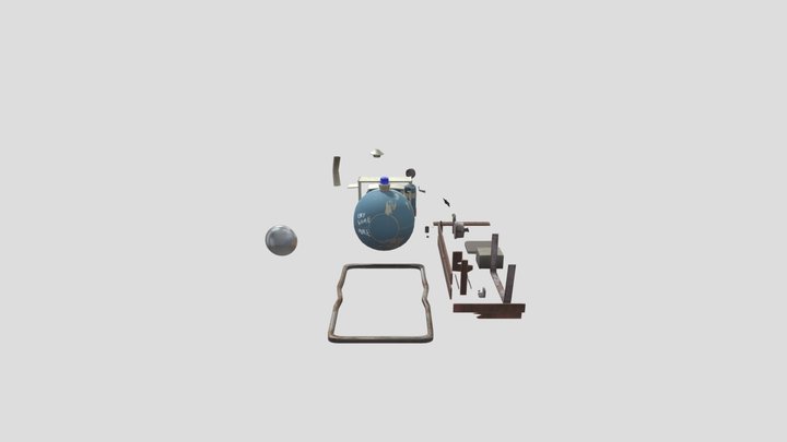 PBR Payload 3D Model