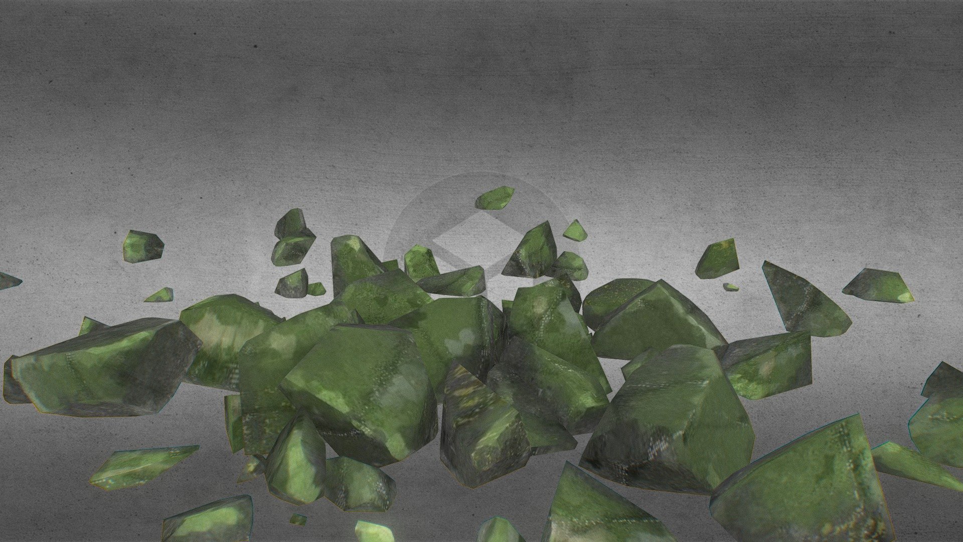 Stylized pile of stones and rocks