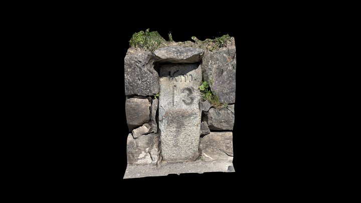 Milestone Klausenpass Km 13 von Altdorf – Free 3D Model STL