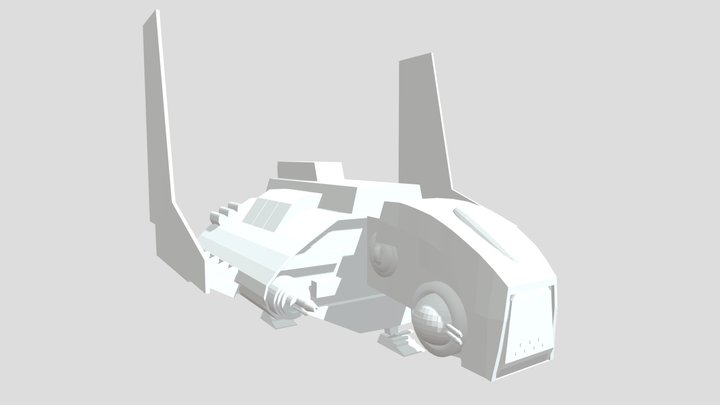 Nu-Class Shuttle 3D Model