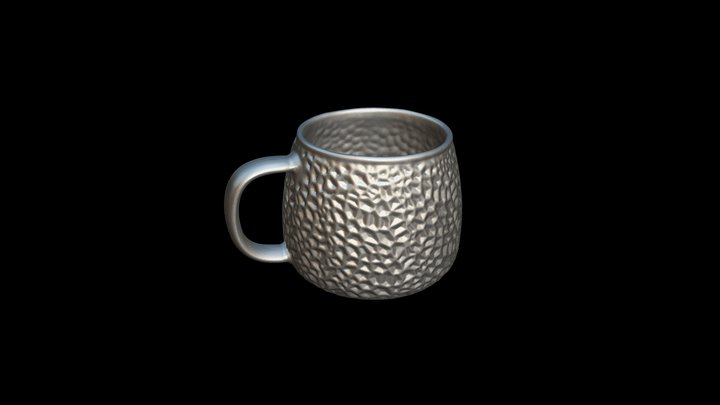 Hammer Glass Cup with Handle Water Tea Tumbler – Modelo 3D gratuito STL
