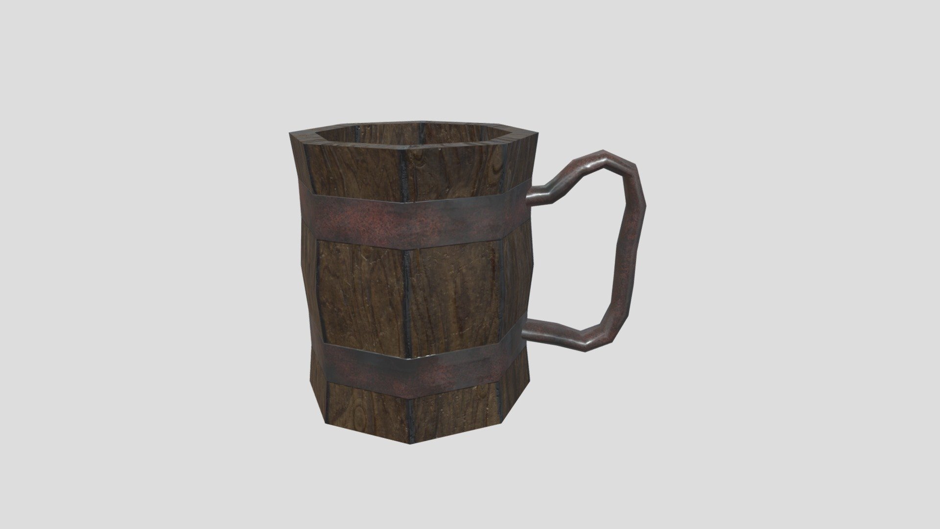 WoodenMug_JB - Download Free 3D model by J_oseph [d0195dd] - Sketchfab