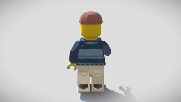 Lego Calvin 3D Model