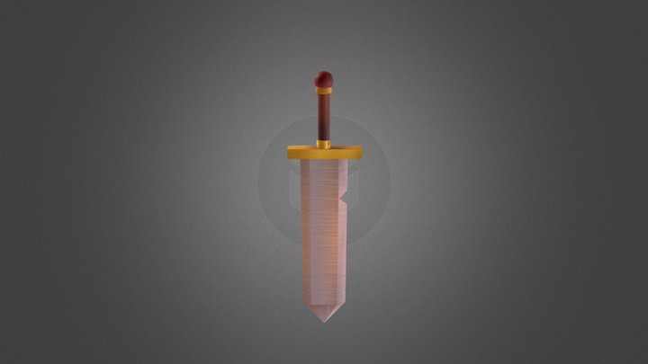 Fantasy Camp - Sword Model 3D Model
