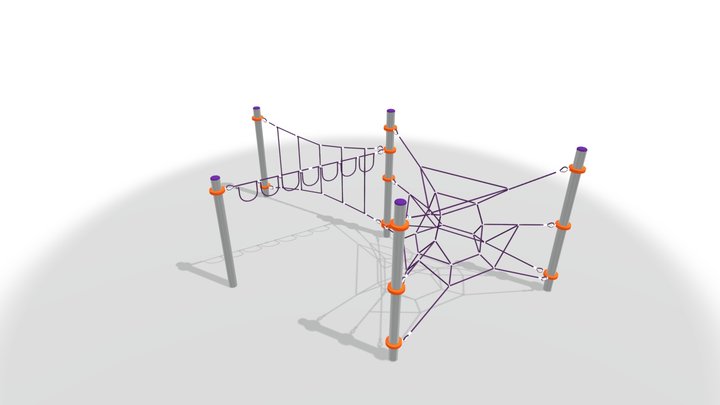 CE001- Triple Loop 3D Model