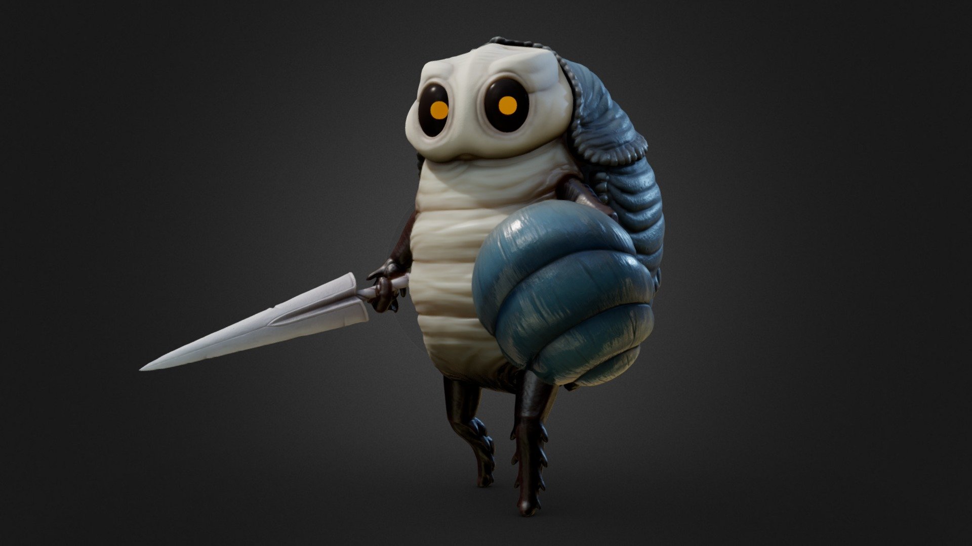 Husk Warrior - Hollow Knight - 3D model by Lillya [d01bd64] - Sketchfab