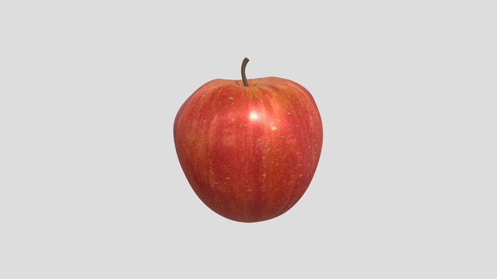 Realistic Apple 3D Model