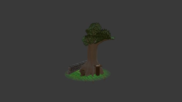 Fable Secret Den Scene 3D Model