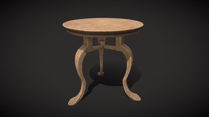 Roman table - Mensa tripens 3D Model