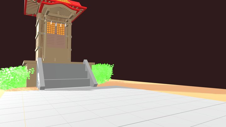 Shrine 3D Model