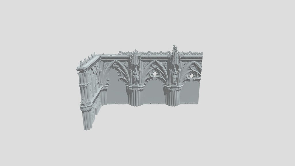 Decayed Gothic Facade