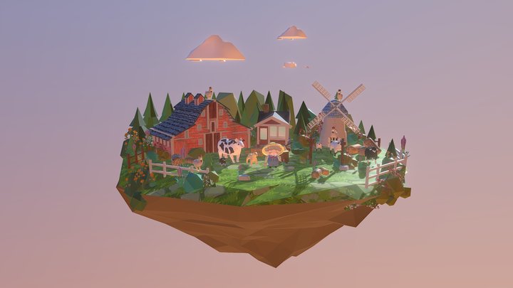 Final Farm VinTage MaHoRanPraKaBlin 3D Model