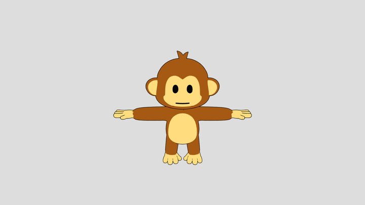 monkey 3D Model