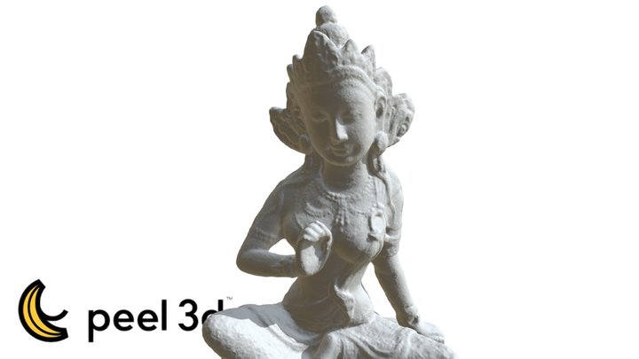 Small size statue scanned with peel 3d – Modello 3D gratuito STL